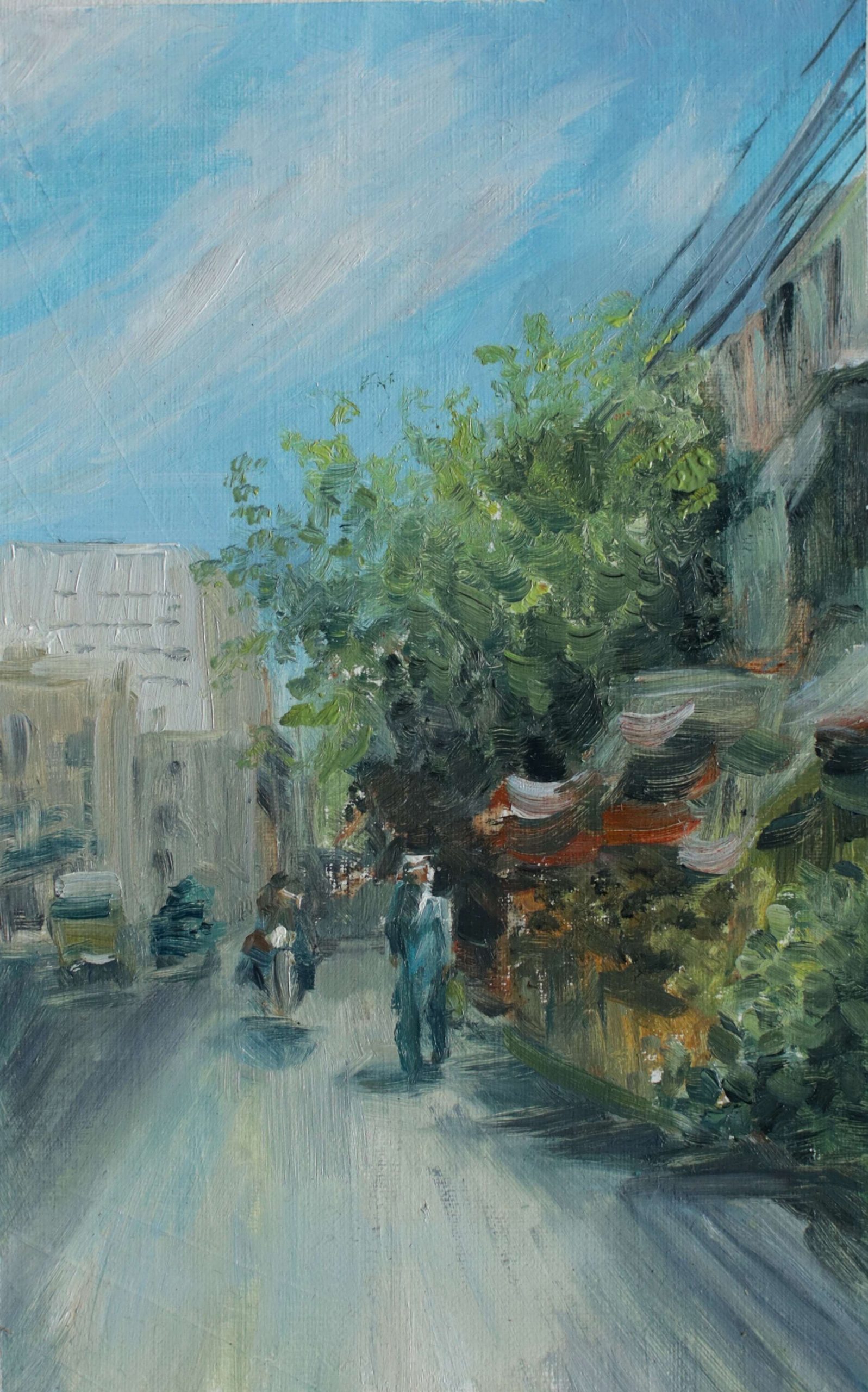 16x25cm
Oil  on paper
May 2024